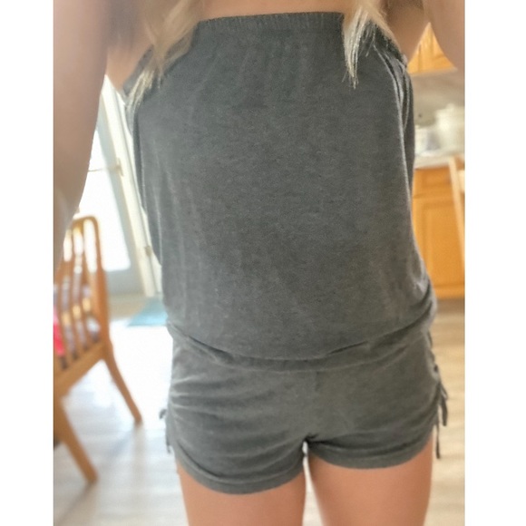 Grey PJ strapless romper! - Picture 2 of 2